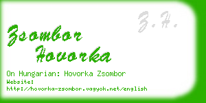 zsombor hovorka business card